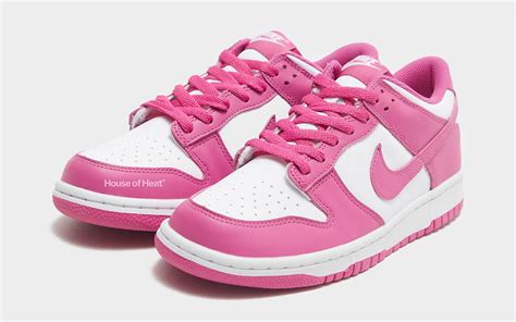 women's pink dunks low